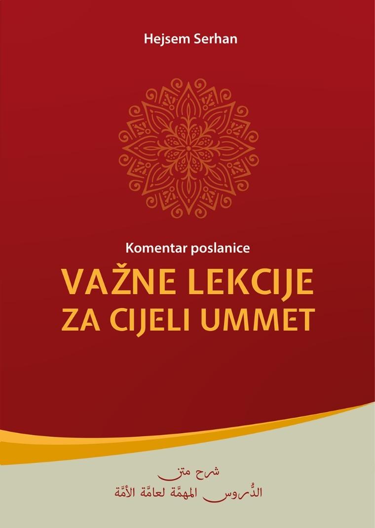 Naslovnica knjige Važne lekcije za cijeli ummet
